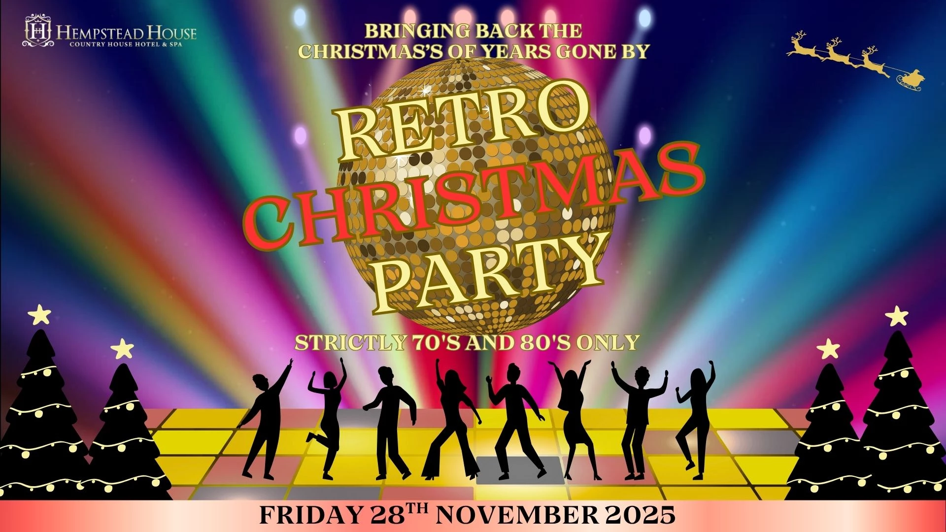 Retro Christmas Party