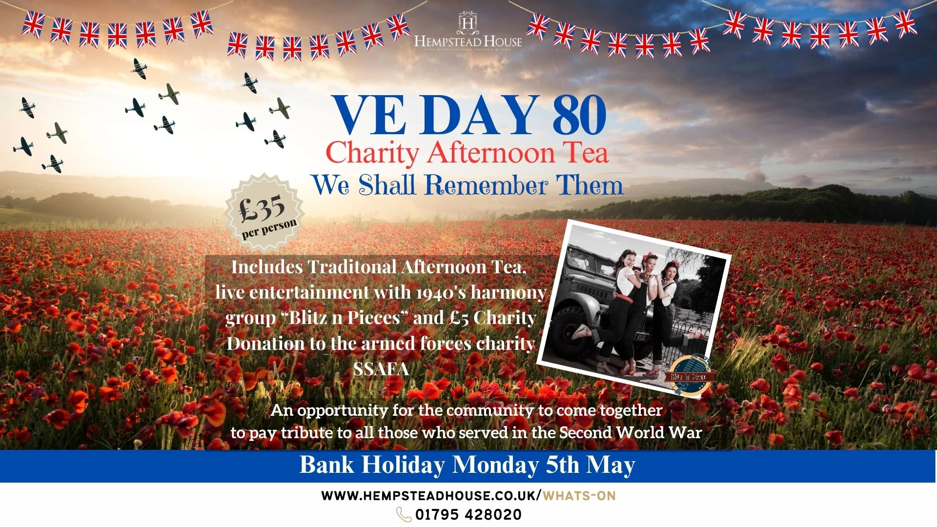 VE 80 Charity Afternoon Tea