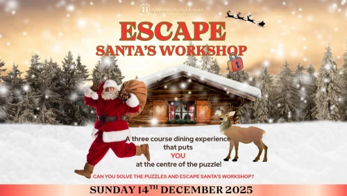 ESCAPE Santa's Workshop - Festive Escape Room Dining Event
