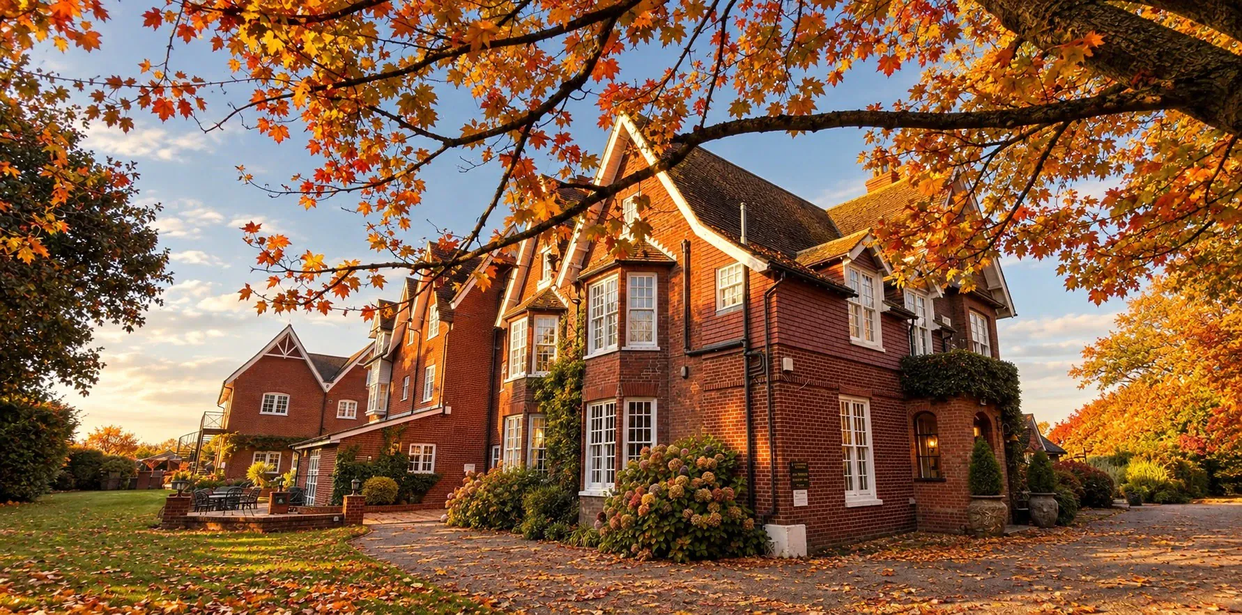 Autumn at Hempstead House..